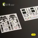 Kelik F-5F - interior 3D decals for Kitty Hawk/Zimi models kit 1:32 (K32059)