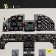   Kelik F-5F - interior 3D decals for Kitty Hawk/Zimi models kit 1:32 (K32059)