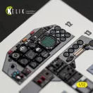 Kelik F-5F - interior 3D decals for Kitty Hawk/Zimi models kit 1:32 (K32059)