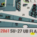 Kelik SU-27UB Flanker C - interior 3D decals for Trumpeter kit 1:32 (K32061)