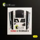 Kelik A-7D CORSAIR II - interior 3D decals for Trumpeter kit 1:32 (K32062)