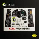 Kelik A-7D CORSAIR II - interior 3D decals for Trumpeter kit 1:32 (K32062)