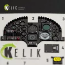 Kelik A-7D CORSAIR II - interior 3D decals for Trumpeter kit 1:32 (K32062)