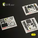 Kelik A-7E CORSAIR II - interior 3D decals for Trumpeter kit 1:32 (K32063)