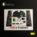 Kelik A-7E CORSAIR II - interior 3D decals for Trumpeter kit 1:32 (K32063)