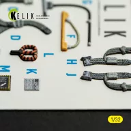  Kelik A-7E CORSAIR II - interior 3D decals for Trumpeter kit 1:32 (K32063)