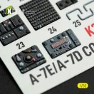 Kelik Avionics for A-7E/D CORSAIR II - exterior 3D decals for Trumpeter kit 1:32 (K32064)