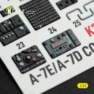   Kelik Avionics for A-7E/D CORSAIR II - exterior 3D decals for Trumpeter kit 1:32 (K32064)