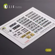   Kelik ZiL-131 series interior and exterior 3D decals for any kit 1:35 (K35002)