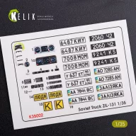   Kelik ZiL-131 series interior and exterior 3D decals for any kit 1:35 (K35002)