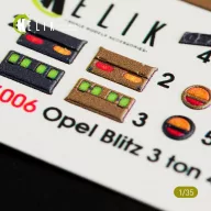   Kelik Opel Blitz 3ton 4x2 interior 3D decals for Tamiya kit 1:35 (K35006)