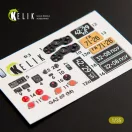 Kelik GAZ 69 4x4 Utility Truck interior 3D decals for Bronco kit 1:35 (K35007)
