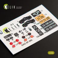   Kelik GAZ 69 4x4 Utility Truck interior 3D decals for Bronco kit 1:35 (K35007)