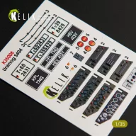   Kelik Unimog 404 interior 3D decals for ICM kit 1:35 (K35008)
