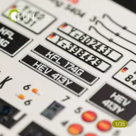   Kelik Unimog 404 interior 3D decals for ICM kit 1:35 (K35008)