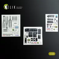   Kelik CH-54A Tarhe interior 3D decals for ICM kit 1:35 (K35009)