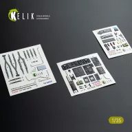   Kelik CH-54A Tarhe interior 3D decals for ICM kit 1:35 (K35009)