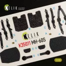 Kelik MH-60S Knight Hawk interior 3D decals for Kitty Hawk / Zimimodel kit 1:35 (K35011)