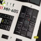Kelik MH-60S Knight Hawk interior 3D decals for Kitty Hawk / Zimimodel kit 1:35 (K35011)