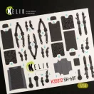 Kelik SH-60F Ocean Hawk interior 3D decals for Kitty Hawk / Zimimodel kit 1:35 (K35012)