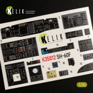   Kelik SH-60F Ocean Hawk interior 3D decals for Kitty Hawk / Zimimodel kit 1:35 (K35012)