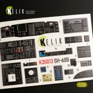   Kelik SH-60B interior 3D decals for Kitty Hawk / Zimimodel kit 1:35 (K35013)