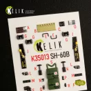 Kelik SH-60B interior 3D decals for Kitty Hawk / Zimimodel kit 1:35 (K35013)