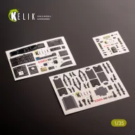   Kelik MH-60R interior 3D decals for Kitty Hawk kit 1:35 (K35014)