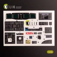   Kelik MH-60R interior 3D decals for Kitty Hawk kit 1:35 (K35014)