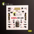 Kelik MH-60R interior 3D decals for Kitty Hawk kit 1:35 (K35014)