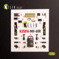   Kelik MH-60R interior 3D decals for Kitty Hawk kit 1:35 (K35014)