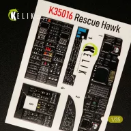   Kelik HH-60H Rescue Hawk interior 3D decals for Kitty Hawk / Zimimodel kit 1:35 (K35016)