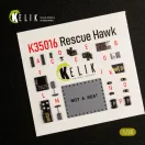 Kelik HH-60H Rescue Hawk interior 3D decals for Kitty Hawk / Zimimodel kit 1:35 (K35016)