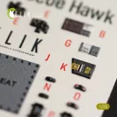 Kelik HH-60H Rescue Hawk interior 3D decals for Kitty Hawk / Zimimodel kit 1:35 (K35016)