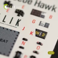   Kelik HH-60H Rescue Hawk interior 3D decals for Kitty Hawk / Zimimodel kit 1:35 (K35016)