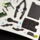Kelik HH-60H Rescue Hawk interior 3D decals for Kitty Hawk / Zimimodel kit 1:35 (K35016)
