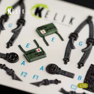  Kelik HH-60H Rescue Hawk interior 3D decals for Kitty Hawk / Zimimodel kit 1:35 (K35016)