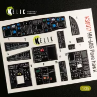   Kelik HH-60G Pave Hawk interior 3D decals for Kitty Hawk / Zimimodel kit 1:35 (K35017)