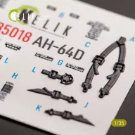   Kelik AH-64D Apache interior 3D decals for Takom kit 1:35 (K35018)