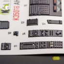 Kelik AH-64D Apache interior 3D decals for Takom kit 1:35 (K35018)