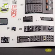   Kelik AH-64D Apache interior 3D decals for Takom kit 1:35 (K35018)