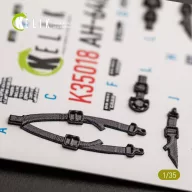   Kelik AH-64D Apache interior 3D decals for Takom kit 1:35 (K35018)
