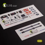   Kelik Kozak-2 Ukrainian MRAP 3D decals for ICM kit 1:35 (K35020)