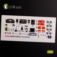   Kelik Kozak-2 Ukrainian MRAP 3D decals for ICM kit 1:35 (K35020)