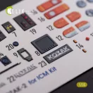 Kelik Kozak-2 Ukrainian MRAP 3D decals for ICM kit 1:35 (K35020)