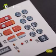   Kelik Kozak-2 Ukrainian MRAP 3D decals for ICM kit 1:35 (K35020)