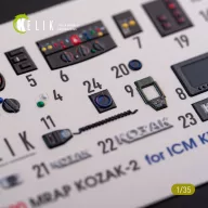   Kelik Kozak-2 Ukrainian MRAP 3D decals for ICM kit 1:35 (K35020)