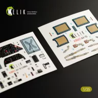   Kelik AH-1G Cobra interior 3D decals for ICM kit 1:35 (K35021)
