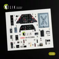   Kelik AH-1G Cobra interior 3D decals for ICM kit 1:35 (K35021)