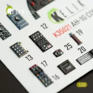   Kelik AH-1G Cobra interior 3D decals for ICM kit 1:35 (K35021)